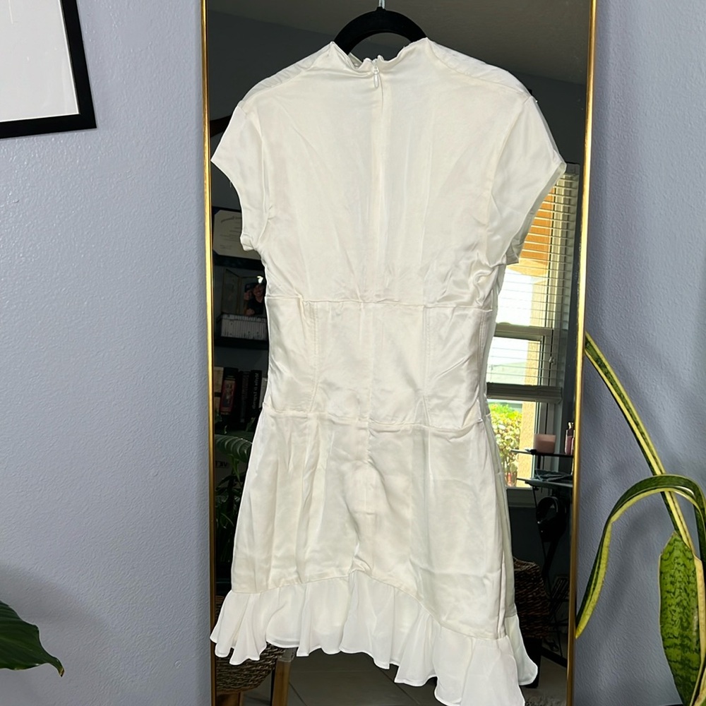 HOUSE OF CB 'Tiana' Ivory Ruffle Corset Dress NWOT - Picture 10 of 11
